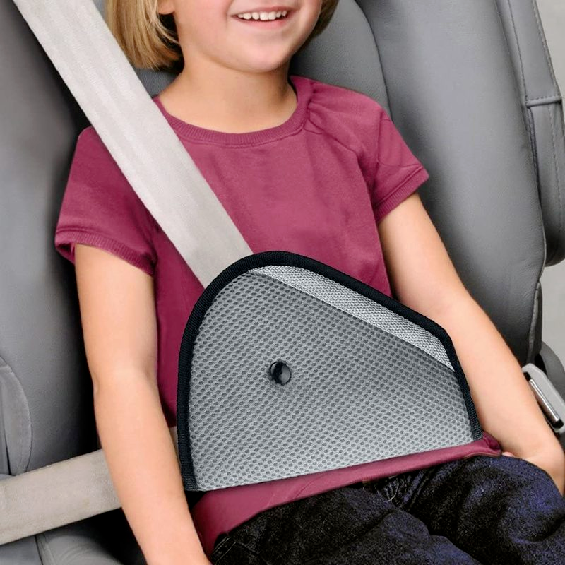 Crianças carro seguro ajuste cinto ajustador, triângulo de segurança do bebê, dispositivo resistente, posicionador de proteção, carruagens, acessórios íntimos, novo