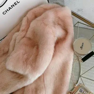 Tao Ting Li Na New Style High-end Fashion Women Faux Fur Coat S1