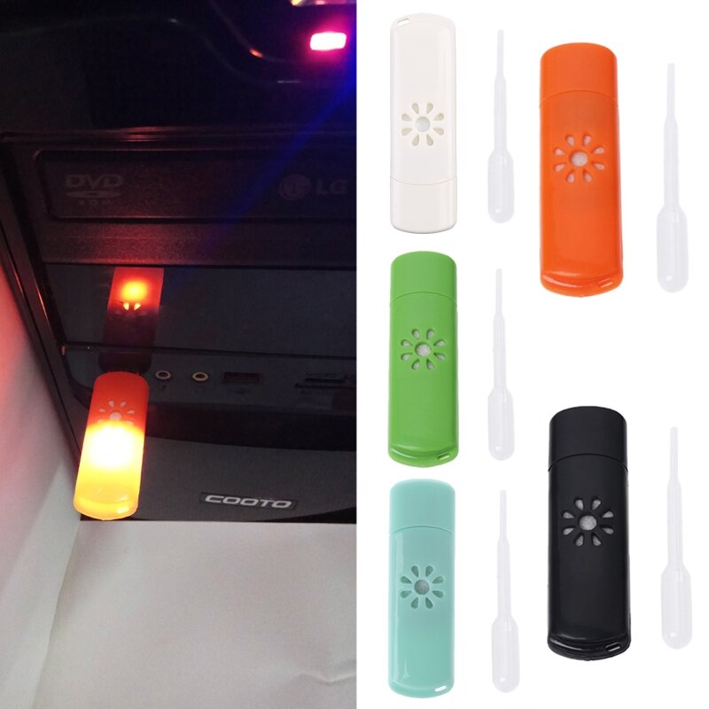 Mini USB Auto Diffusor Aroma Luftbefeuchter Ätherisches Öl für Frische Haus