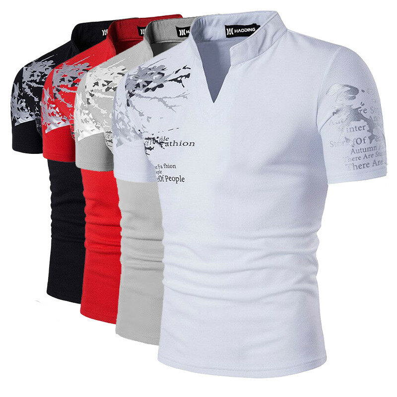 Męska koszulka Polo koszula męska koszulka Polo z krótkim rękawem drukuj Polo nowa odzież letnia Streetwear moda codzienna męska topy