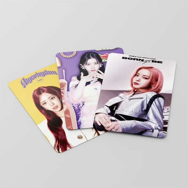 55 Stks/set Kpop Itzy Nieuw Album Algorhythm Ansichtkaart Yeji Lia Ryujin Chaeryeong Yuna Fotokaart Cadeau Verzamelaar Kaart Lomo Kaart
