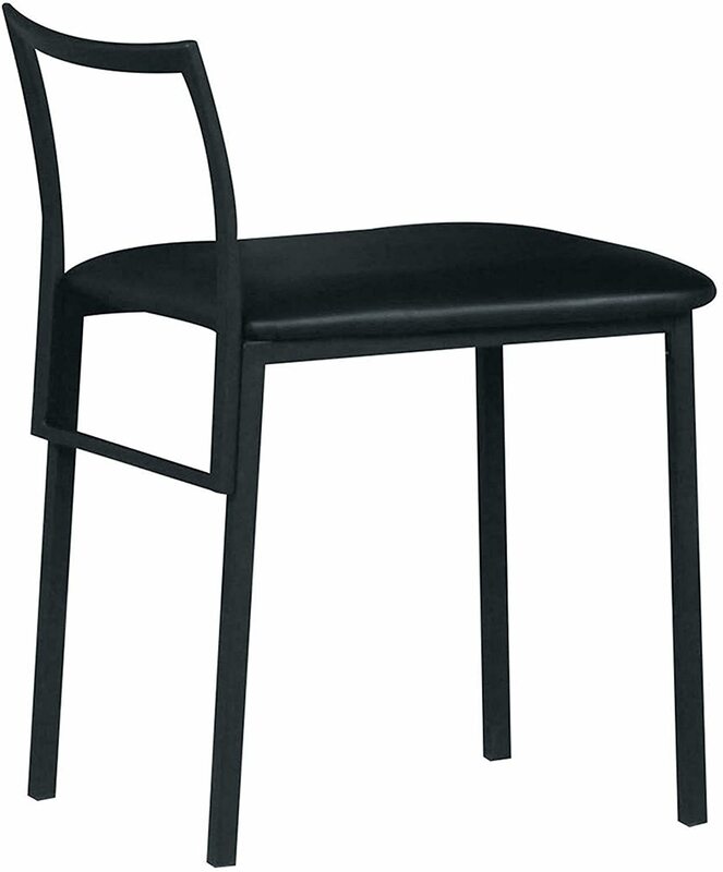 家の装飾のためのacme senonチェア、エレガントで快適な黒い椅子、あなたの家に最適、アイテム37277