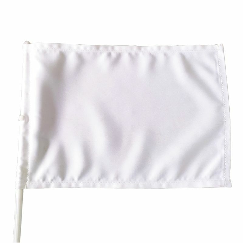 昇華ポリエステル旗、25ピース/ロット、15x7.3インチ、送料無料