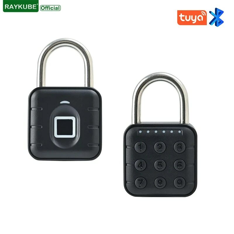 Zamek elektroniczny Tuya Bluetooth kłódka z czytnikiem linii papilarnych cyfrowa blokada bagażu aplikacja tymczasowe hasło zdalnie IP67 zabawki dekompresyjne