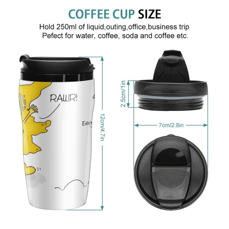 Rory die Mikro glia auf Patrouille Reise Kaffeetasse Luxus Tasse Pappbecher für Kaffee