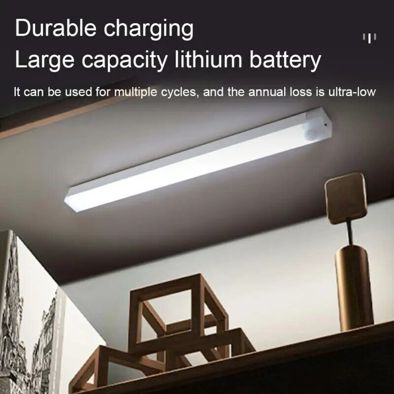 Drei Modi Schrank Licht drahtlose USB wiederauf ladbare Bewegungs sensor LED-Licht für Küche Schlafzimmer Kleider schrank Lampara Mesita Noche