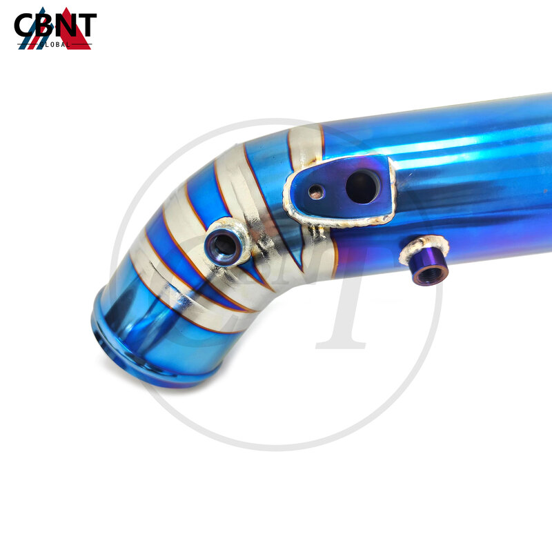 CBNT for Audi S4 S5 3.0T 2017-2023 Tuning Turbo Ducts Engine Air Intake Pipe High Quality Titanium Alloy Charge-pipe