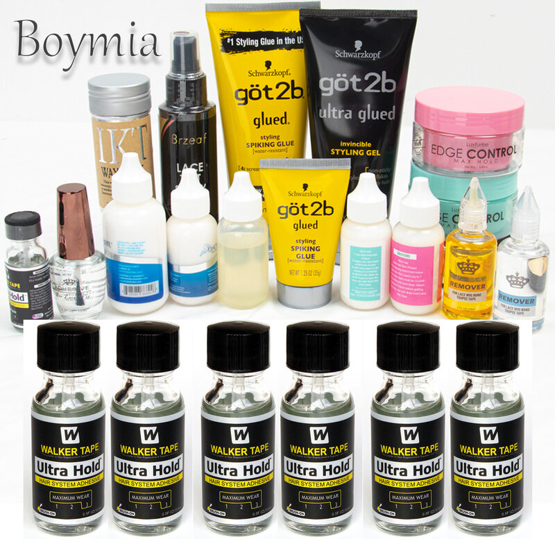 JT0.5FLOZ 15ml Ultra Hold Hair Adhesive Glue Brush-on Lace Wig Glue For Lace Wig/Closure/Toupee Soft-bond Silicone Adhesive Glue