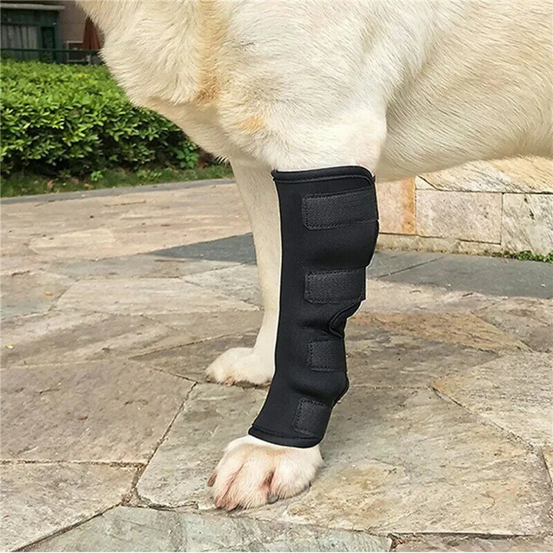 New 1Pair Pet Protectors Dog  Support Brace For Leg Protectors Instep Leg Protectors Thai Boxing Pet Leg Protectors