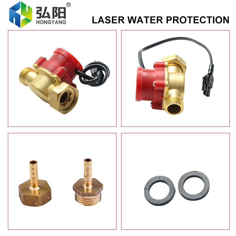 Interruptor de protección de agua láser para máquina de grabado, interruptor de protección de agua, 8mm, 10mm, 12mm