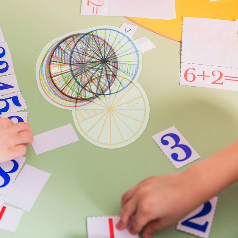 Фракционные Обучающие круги из ПВХ-манипуляторы для развития математического интеллекта в начальной и дошкольной школе