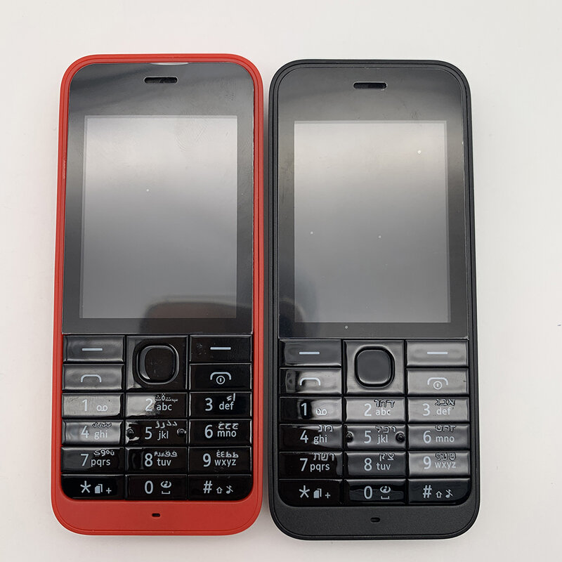 Oryginalny odblokowany 220 Dual SIM GSM 900 / 1800 telefon komórkowy rosyjski arabski hebrajski klawiatura wykonana w finlandii darmowa wysyłka