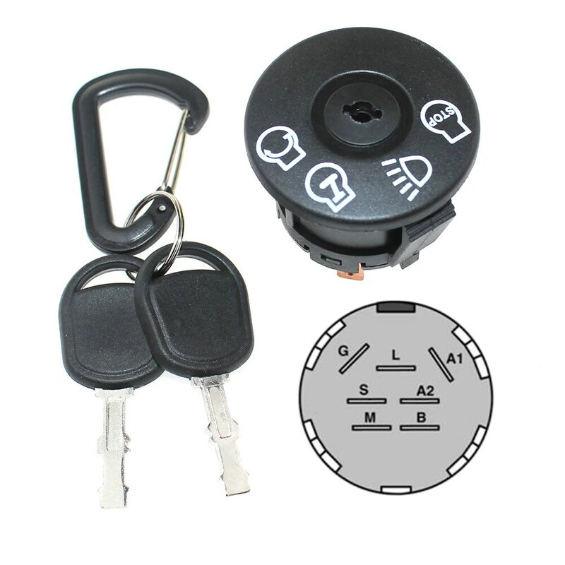 532193350 411932 193350 Ignition Switch Key For RedMax GT2454F YT1842 YT1846 YT2142F YT2246 YT2348F YT2448F Lawn Tractor