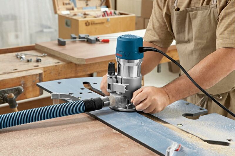 1617EVSPK Wood 12 Amp Router Tool Combo Kit - 2.25 Horsepower Plunge Router & Fixed Base with A Variable Speed New