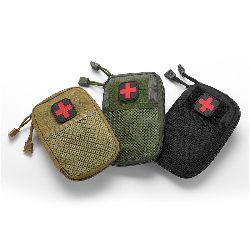 Dompet kantong EDC Taktis berburu berkemah, kit pertolongan pertama taktis Molle, tas medis Bug Out, kit medis darurat militer