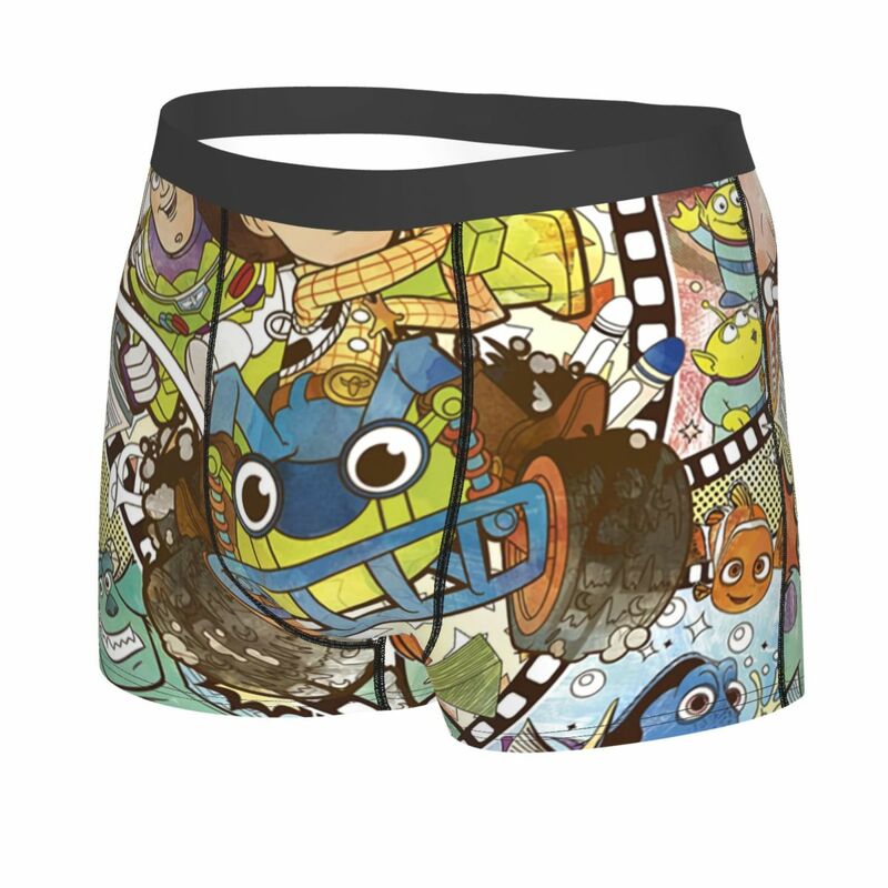 Custom Toy Story Collage Boxers Shorts Men Briefs Underwear Fashion Underpants