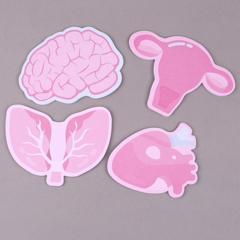 Funny Medical Nurse Diary 3D Body Genius Memo Pads Cute Kawaii Doctor Love Syringe Sticky Notes Post Notepads Girls Stationery