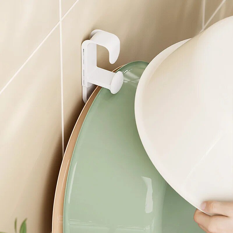 Wieszany na ścianie hak na umywalkę, wysuwany stojak na umywalkę wielofunkcyjny haczyk do zawieszania umywalki półka łazienkowa