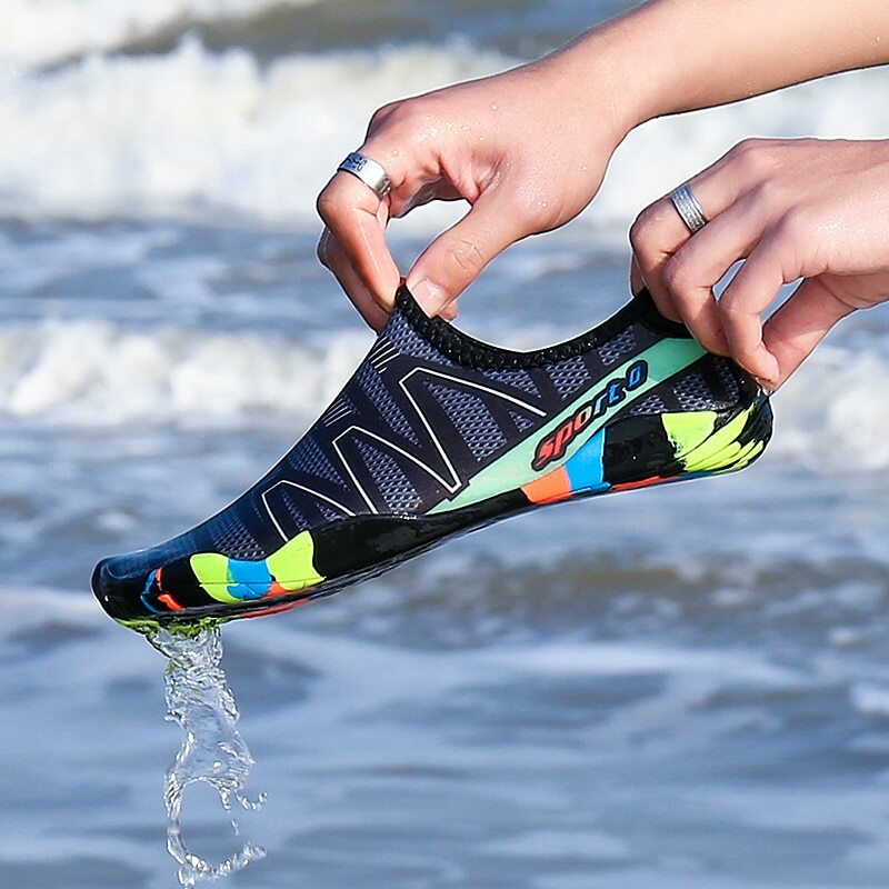 Feslisho Quick Drying Beach Water Shoes Unisex Swimming Aqua Slippers Barefoot Surfing Upstream Sneakers Light Seaside