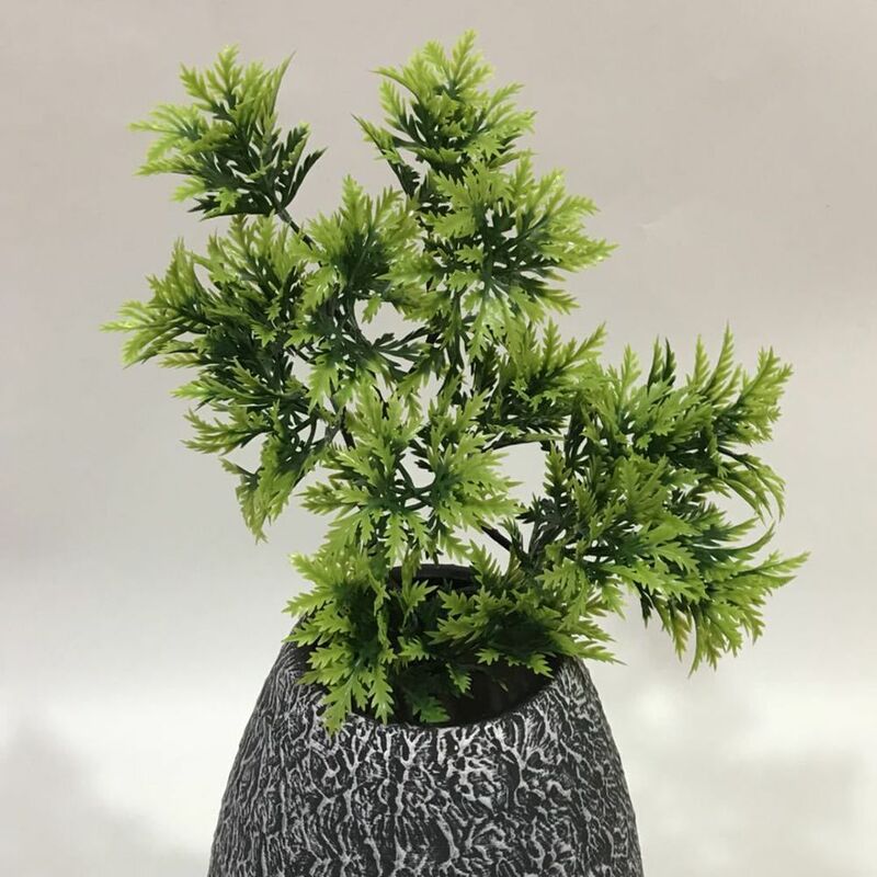 Pflanze künstliche Kiefer Büro Kunststoff Restaurant Simulation Topfbaum geschmacklos 45cm Hof gefälschte grüne Pflanze