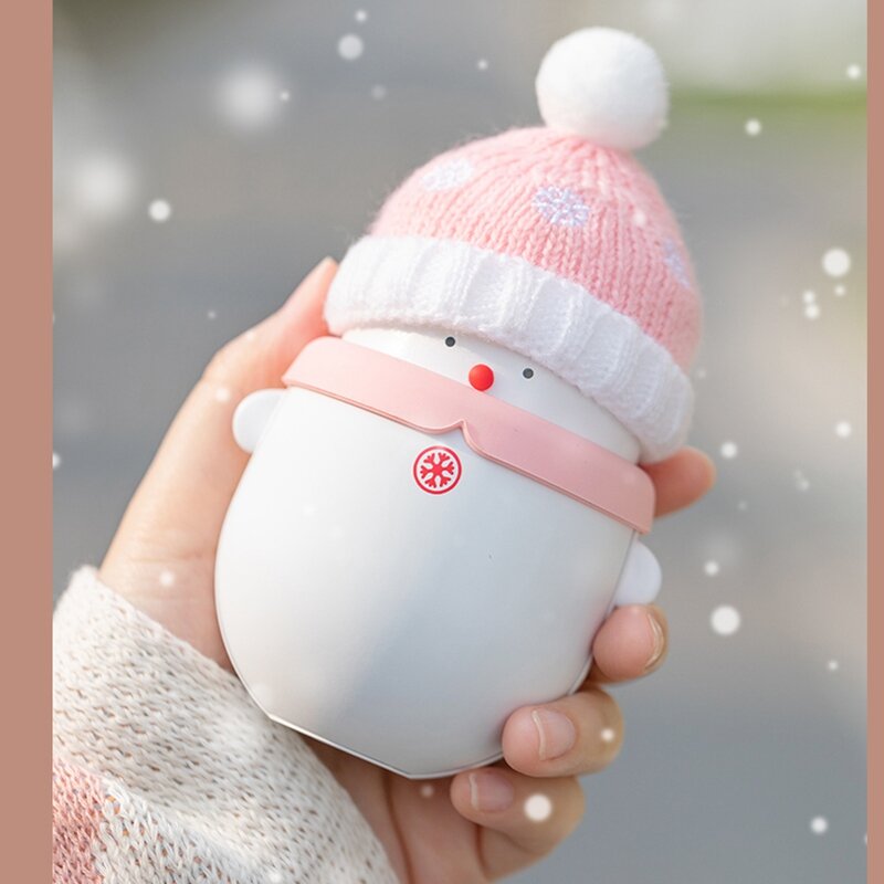 2 In 1 Electric Hands Heater USB Charging Snowman-Self Heating Hand Warming Adjustable Temperature Reusable