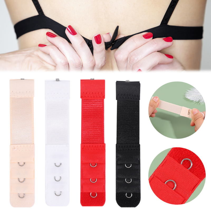 1/3pcs Bra Extender 2/3/4 Hooks Women Elastic Bra Extension Strap Hook Clip Expander Adjustable Belt Buckle Underwear Accessorie