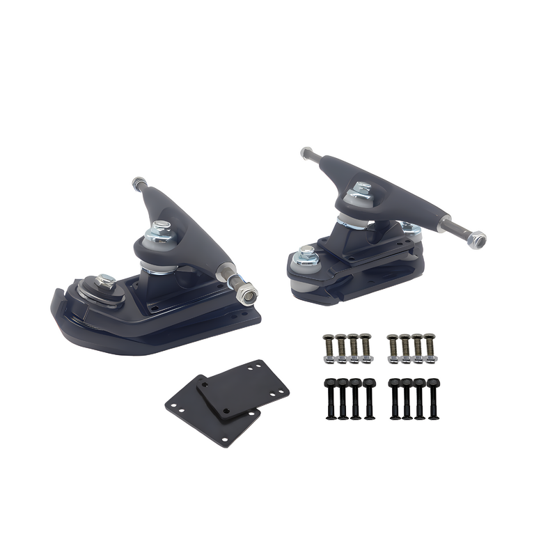 New Arrival Black Bundle-Both Surf Adapter Rail Adapter Rail Adapter Surfskate Truck Fits Any Board Surf Skateboard
