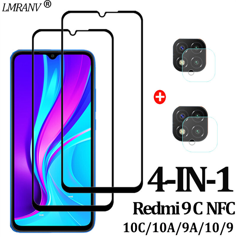 Redmi-9C-NFC Glas Kamera für Redmi 10C 9 C gehärtetes Glas Redmi Note 10 pro Displayschutzfolie Redminote 11 pro Xiaomi 10C Telefon Zubehör Redmi Note 12 pro plus Displayschutzfolie Xiaomi 13 Glass