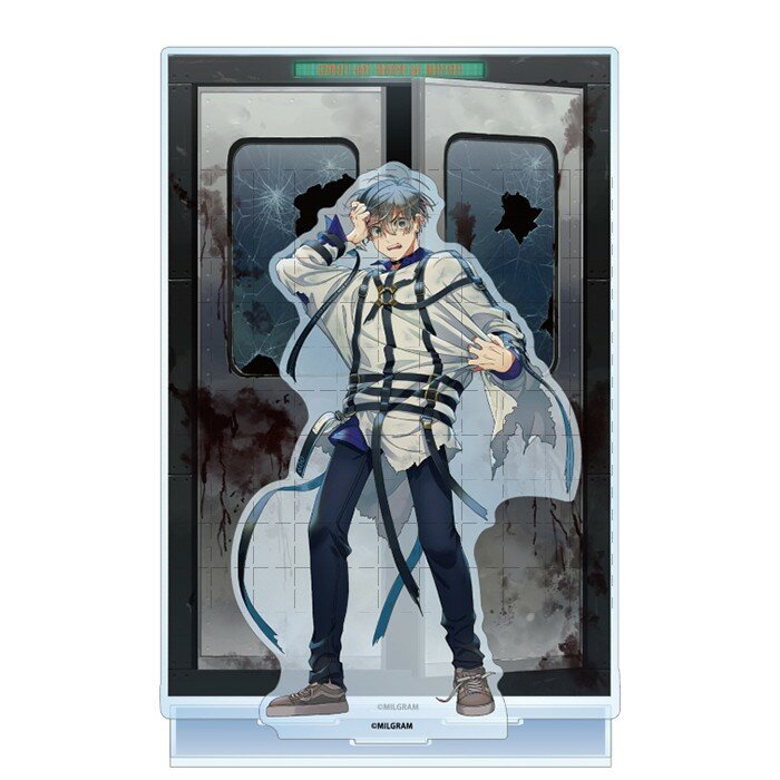 Juego MILGRAM soporte acrílico muñeca Anime Mikoto 009 figura modelo placa Cosplay juguete llavero para regalo