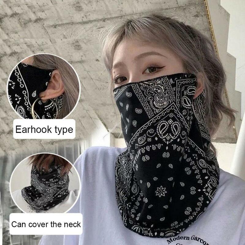 Модная Солнцезащитная маска в стиле панк для мужчин и женщин, летний шарф для защиты лица и шеи от УФ-лучей, товары для улицы