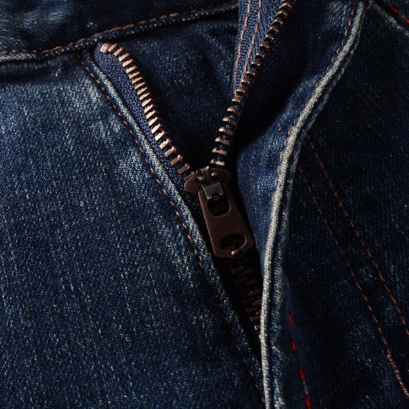 Джинсы мужские Стрейчевые с вышивкой, модные дизайнерские винтажные рваные джинсы Slim Fit в стиле ретро, с эффектом потертости, синие