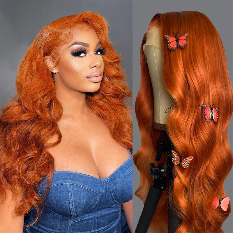 Perruque Lace Front Wig Body Wave Naturelle Sophia, Cheveux Humains, 13x4, 13x6, Transparent HD, Vidéo Orange, pour Femme