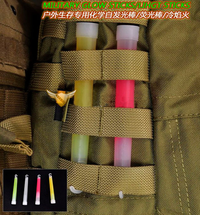 Field Survival Emergency Equipment Large 6-Inch Chemical Fluorescent Rod Survival Signal Rod Night Light Rod Color Random