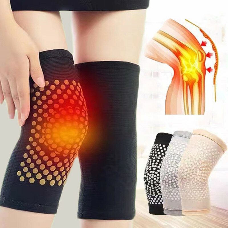 Suporte de auto aquecimento joelheira joelheira cinta quente para artrite alívio da dor conjunta lesão recuperação cinto joelho massageador perna mais quente