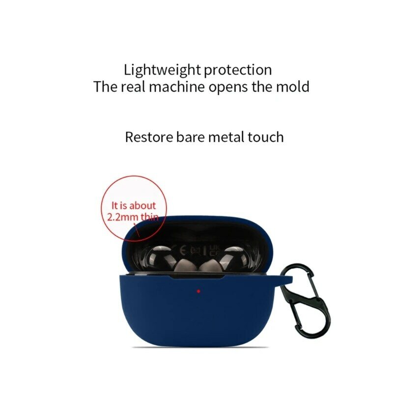 Kompatibel untuk Life Note 3i Sarung Headphone Nirkabel Tahan Benturan Pelindung Anti Debu Penutup Silika Yang Bisa Dicuci