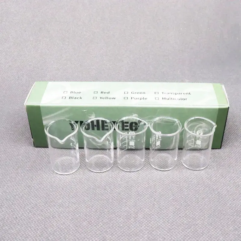 Vaso de vidrio de 5 piezas para aromatizador Steam Crave RDTA, aromatizador V2 RDTA Plus RDTA