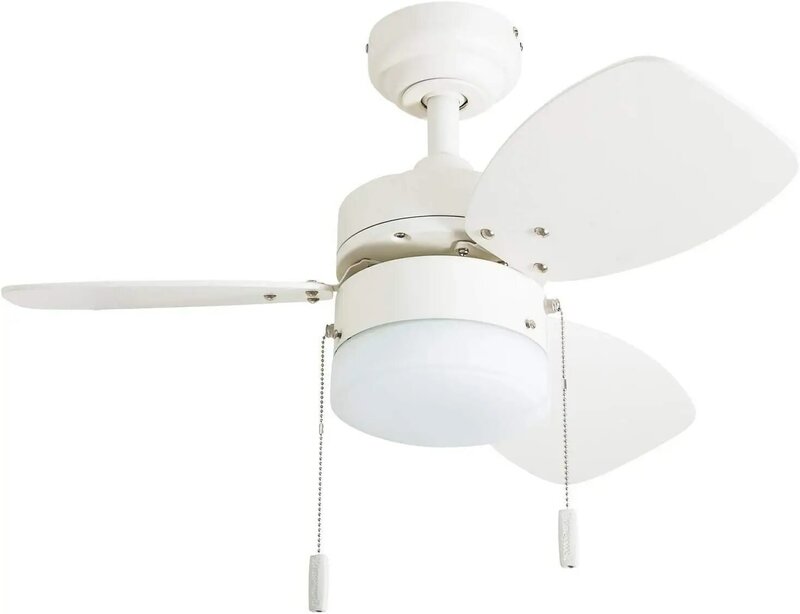Honeywell-LED ventiladores de teto para brisa do oceano, luz interior moderna, corrente de tração, opções de montagem dupla
