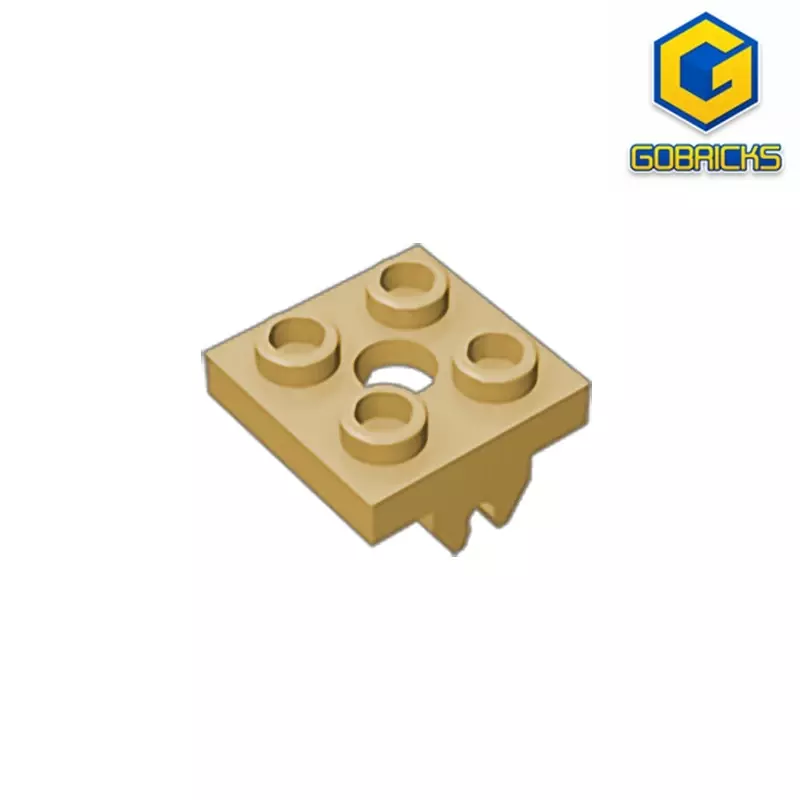 Gobricks GDS-1588 płyta uchwyt magnetyczny 2x2 dolna kompatybilna z lego 30159 sztuk zabawek dla dzieci