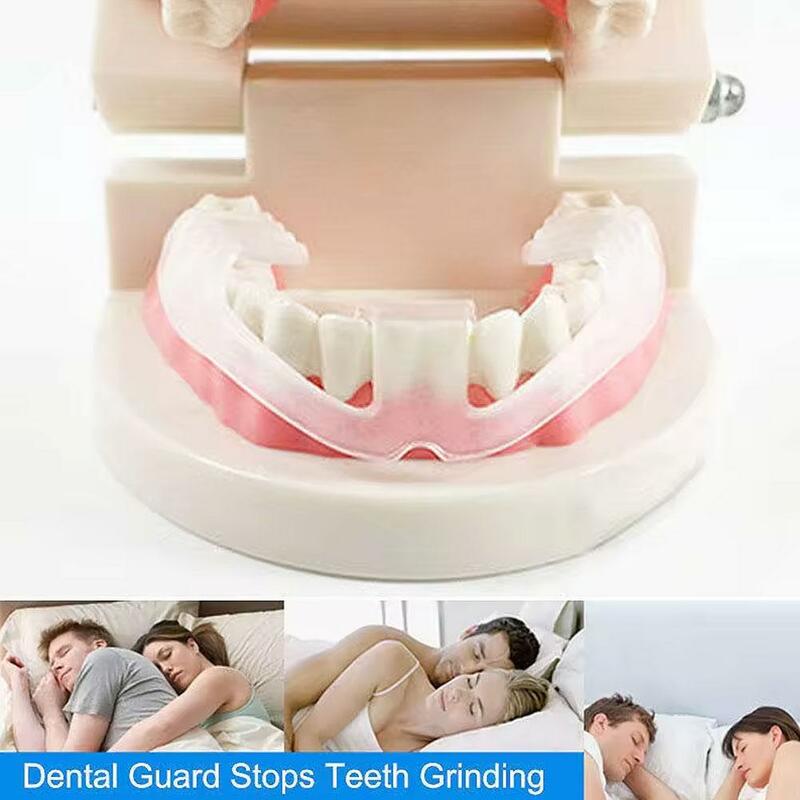 Protège-dents anti-sicing pour le sommeil nocturne, élimine le sommeil, arrêt de l'embout buccal, aide au meulage du bruxisme, anti-ronflement des dents, W5z8, 1PC
