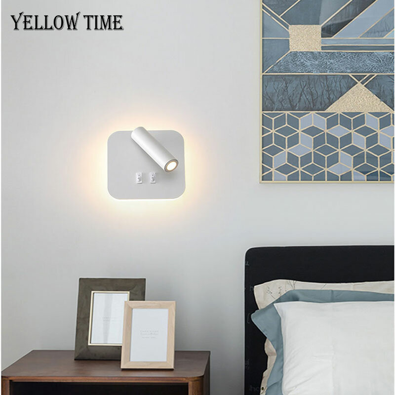 Bedroom lamp living room background wall light modern creative corridor aisle lamps and lanterns bedside wall lamps