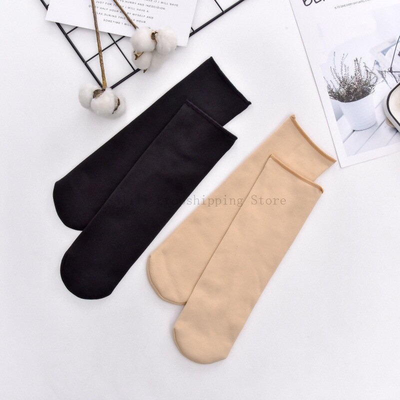 3Pairs Thick Women's Winter Boots Thermal Wool Sock Kit Men's Lined Socks Warm Fleece Socks Set Woman Home Floor Thick Stocking