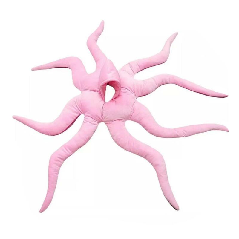 Baby Octopus Costume Wearable Sleeping Cushion Pullover Doll Plush Toy Large Octopus for Adults Party Babies Christmas Toddlers