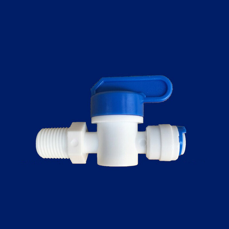 Tubo purificador de agua, accesorio de montaje rápido para acuario, Conector de acoplamiento de tubería de plástico RO, 1/4 ", 3/8", BSP a 6,35mm, 9,52mm