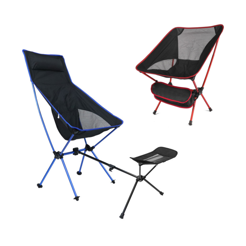 분리형 휴대용 접이식 달 의자, 야외 캠핑 의자 해변 낚시 의자 초경량 여행 하이킹 피크닉 좌석 도구