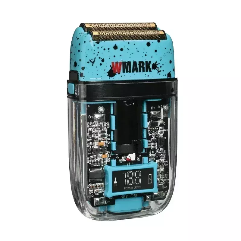 WMARK-Afeitadora eléctrica de barbero NG-988W, máquina de afeitar con cabezal de aceite, USB, para Barba, novedad