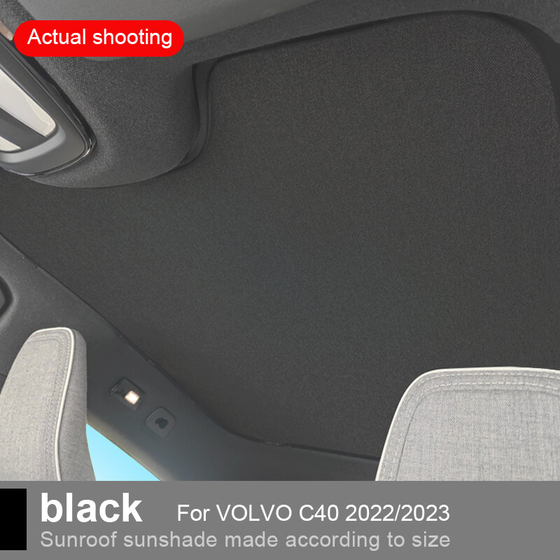 Автомобильные теплоизоляционные солнцезащитные козырьки для VOLVO C40 2022 2023 2024, теплоизоляция Skylight, Солнцезащитная пряжка, солнцезащитные козырьки