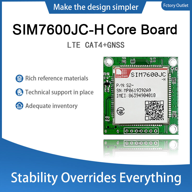 SIMCOM SIM7600G-H SIM7600E-H SIM7600NA-H SIM7600E-H1C SIM7600JC-H 4G Module CAT4 Core Board