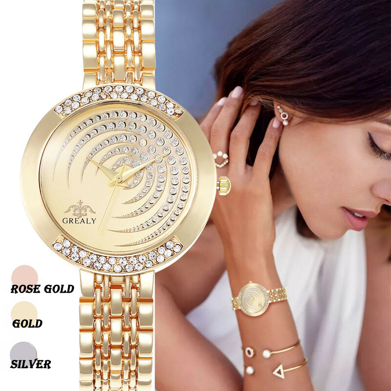 Legierter Stahl Mesh Gürtel Set Diamant britische Uhr Luxus elegante Damen uhr hochwertige accesorios para mujer kol saati ساعات