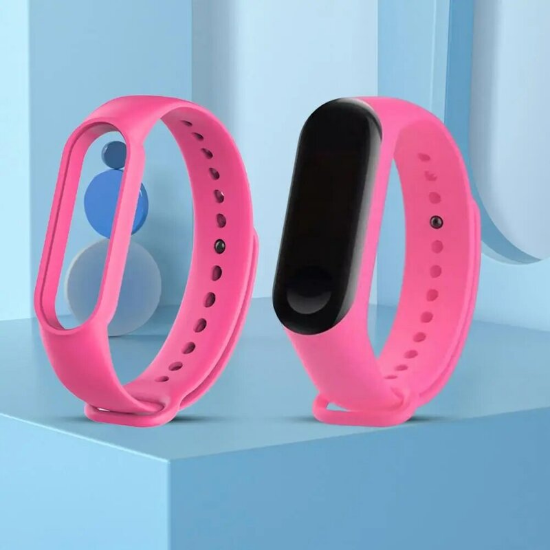 Stylish Watchband Adjustable Accessories Wear-resistant Smartwatch Bracelet Strap Replacement Watchband for Mi Band 3/4/5/6