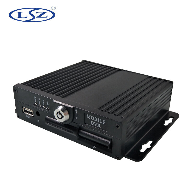 Factory outlet sd card 4ch mdvr truk/bus 8 ~ 36 V tegangan lebar mobile DVR dukungan NTSC/PAL standar